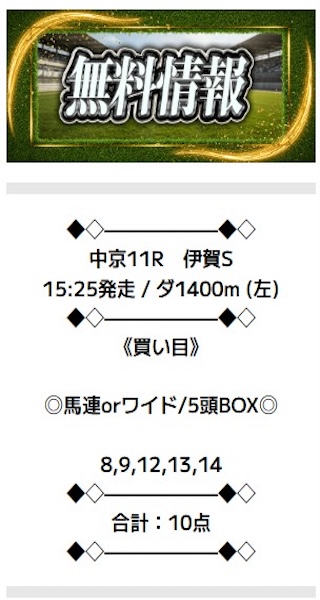無料予想